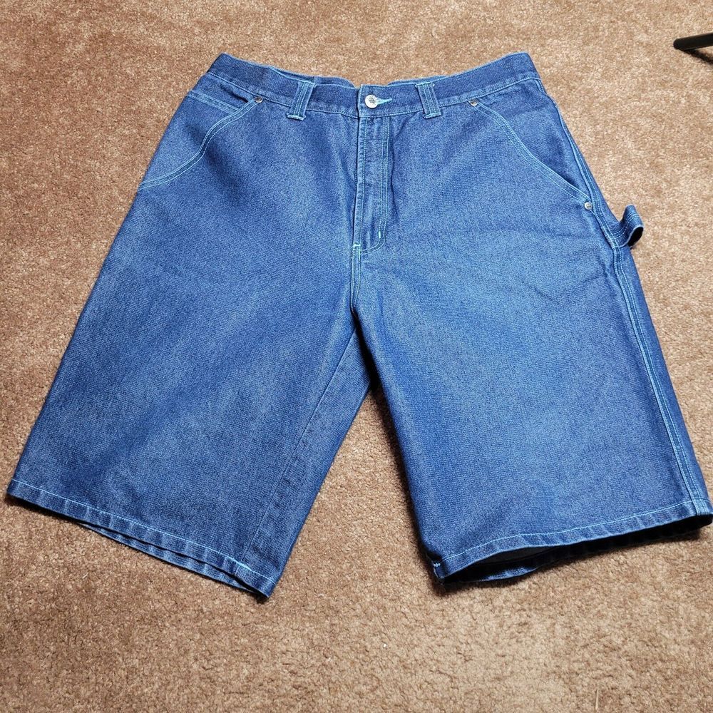 Webs Jeans Men's‎ Size 36 Shorts Dark Denim Red Label Y2K Grundge Hip Hop